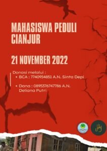 Mahasiswa UHS Peduli Gempa Cianjur
